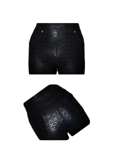 Besttrend Kadın Deri Baskılı Cepli Pantolon Tayt (160)