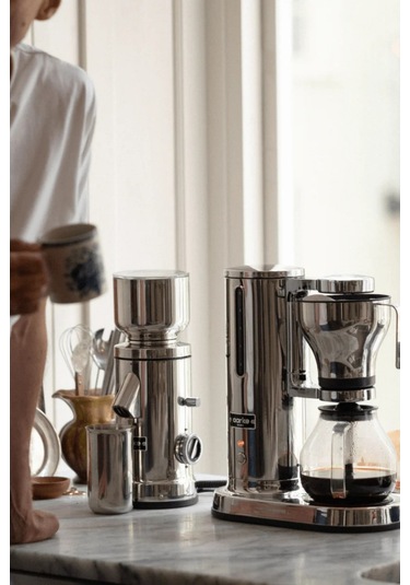 Aarke Coffee Grinder Ayarlanabilir Kahve Öğütücü Kahve Değirmeni & Öğütücüler Silver