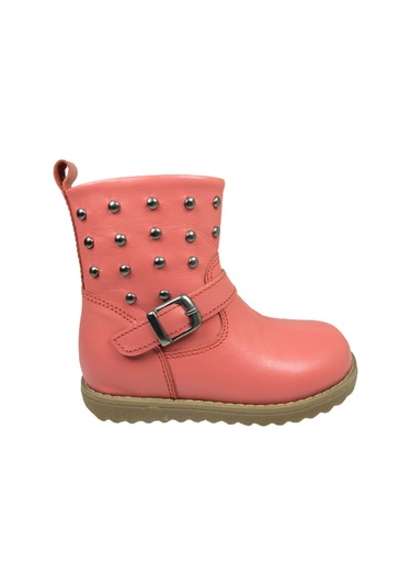 Ortopedikal Cici Bebe Kız Çocuk Bot % 100 Deri Ortopedik Anatomik (389158370) Mercan