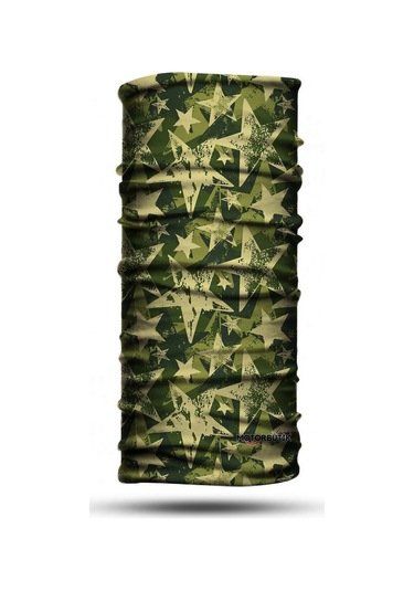 Motosıklet Bandana-boyunluk Crt-194 Haki - Siyah