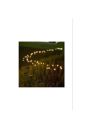 Solar Işık Bahçe Aydınlatma Saçaklı Yürüyüş Aydınlatma Sarı