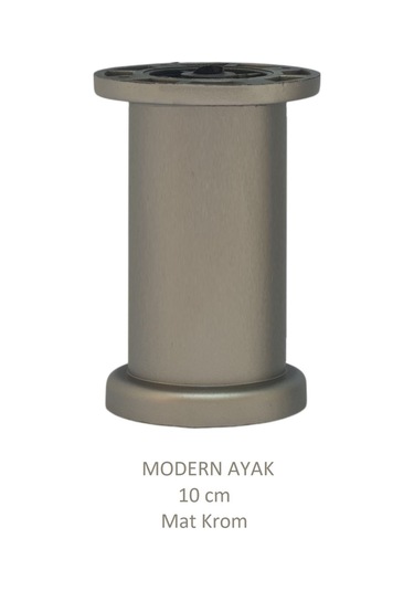 Modern, Düz Ayak 10 Cm Krom, Tv Ünitesi, Koltuk Altı , Dolap Ayağı, Vidaları Hediye Krom