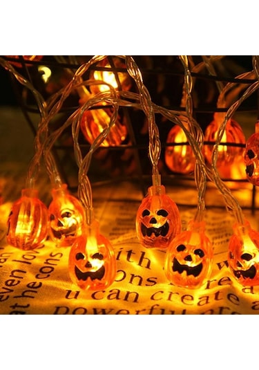 150 Cm 10led Cadılar Bayramı Led Dize Işık Taşınabilir Kabak Hayalet Kafatası Işık Ev Bayramı Partisi Dekoratif Led Işık 56851287 Diğer