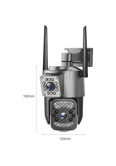 Avenir Av-m07w 2 Kameralı 4mp Wifi Gece Görüşlü İnsan Algılama Onvif Kamera