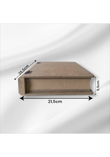 Ahşap-boyanabilir-kitap Kutusu