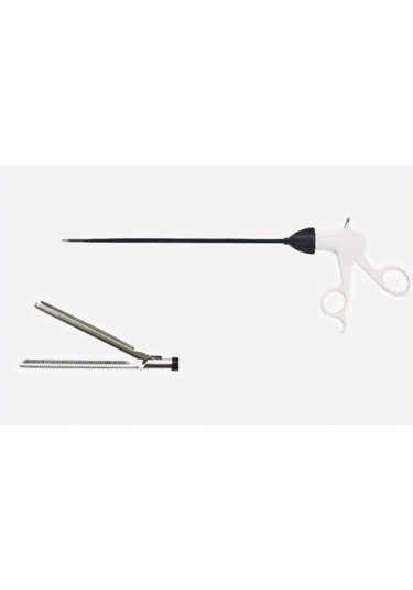 Laparoskopik Tek Kullanımlık Atravmatik Tek Çene Johan Grasper Fenestürlü Tutucu