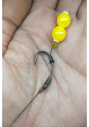 Yüzen 10 Mm Çift Janjan Boncuklu Rig Takımı 5 Li Set #1
