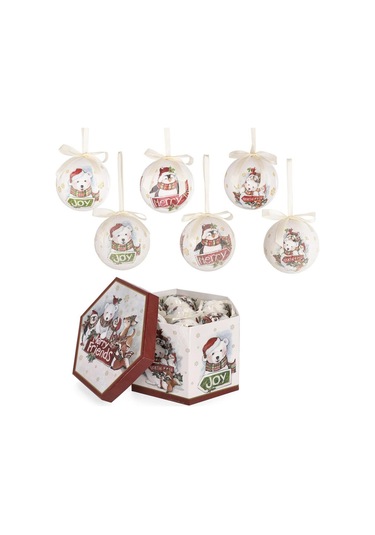 Maeve Yılbaşı Ağaç Süsü 14 Adet 7,5cm