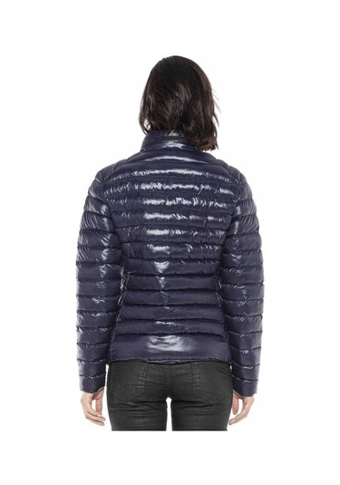 Cipo & Baxx Wm113 Kadın Şişme Mont Darkblue Koyu Mavi