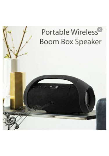 Abatech Boombox Taşınabilir Bluetooth Hoparlör Ses Bombası