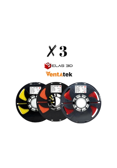 Elas 3d Pla Pro Filament 1.75mm 3 Kg Kampanya Paketi 3 Kg