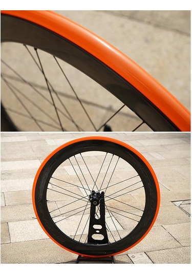 Folinda 2 Adet Tpu Hafif Bisiklet İç Lastik 28g 700x18-32c Yol Bisikleti 85mm Presta Vanjolu Dayanıklı Ağırlığı Azaltan Kırmızı