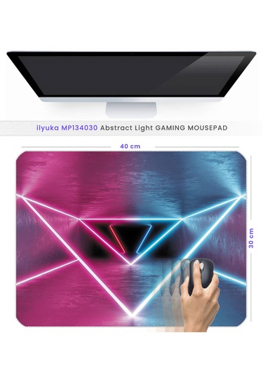 40x30cm Gaming Oyuncu Mousepad Abstract Light Mp134030