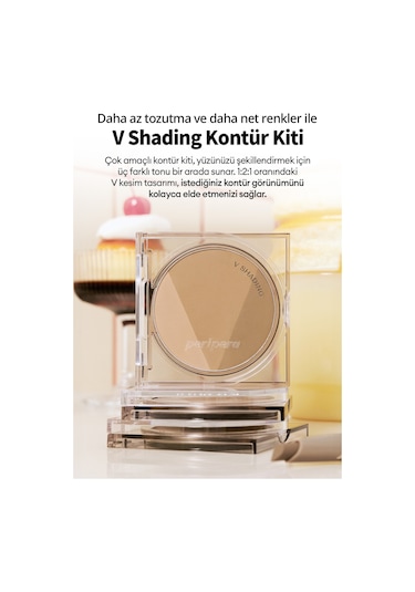 Doğal Görünüm Sunan 3 Lü Kontür Kiti Perıpera V Shading 001 Natural Brown