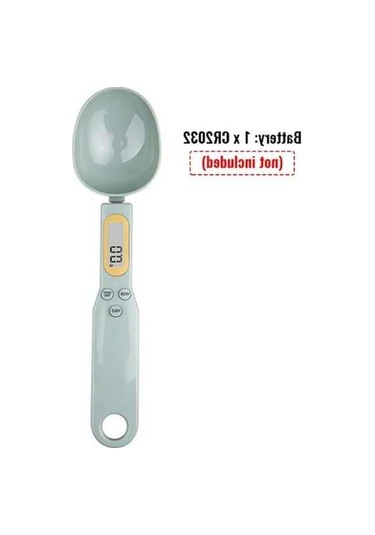 Wondernest Dijital Tartı Kaşık Mutfak Ölçüm Lcd Beyaz Ayarlanabilir 1 Adet Beyaz