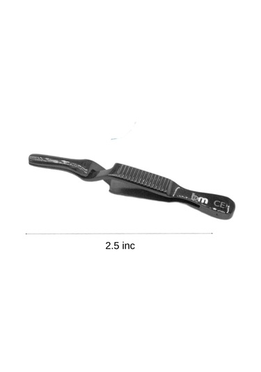 Bulldog Dieffenbach Serrefine Klemp 2.5inç Atravmatik Eğri Uç Siyah Cerrahi Eğitim Materyali