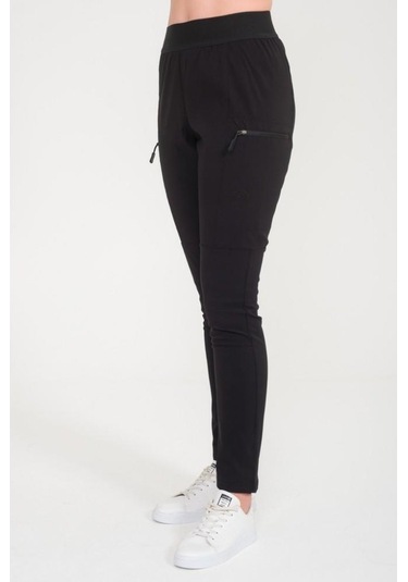 Q&Steinbock Afrodit Outdoor Spandex Kadın Tayt-23602 - L Siyah