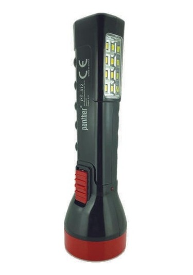 PT-312 USB Şarjlı Fener Siyah