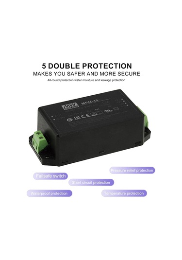 Mpm-45-12st Ac-dc Güç Kaynağı Modülü, 45w 12v 3.75a ,, Ul & Tuv Sertifikalı