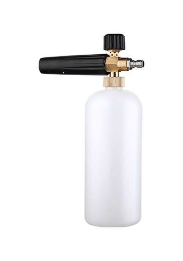 Mufunye Plastik Beyaz Yüksek Basınçlı Köpük Sprayer - Ayarı Değiştirilebilir Fıskiyeli Araba Yıkama Spreyi