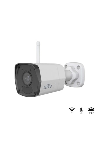 Unv Uho-b1r-m2f3 2mp Kablosuz Wifi Ip Bullet Kamera Sesli Ip67