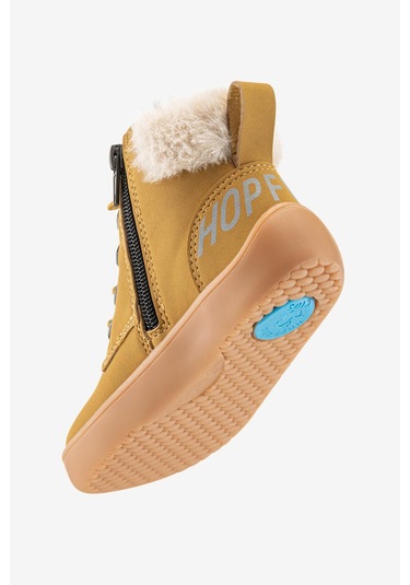 Hopfrög Furry Boots Sarı Nubuk Barefoot Çocuk Botu Sarı