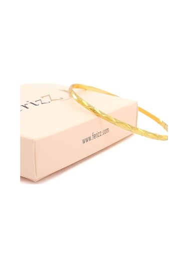 İmitasyon Altın Kaplama 3 Mm Baklava Model Bilezik Blz-3124 Altın