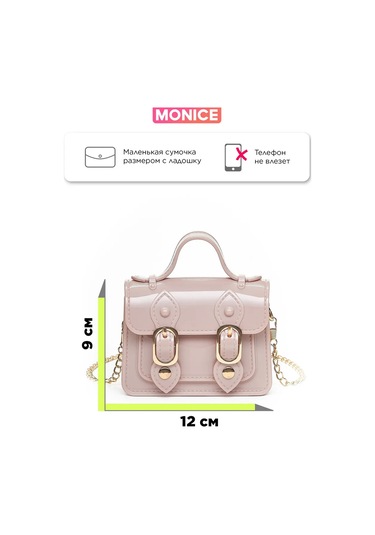Monıce Mini Çanta 168337617 Tozlu Pembe