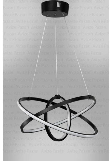 Modern Atom Görünümlü Sarkıt Avize Çok Renkli