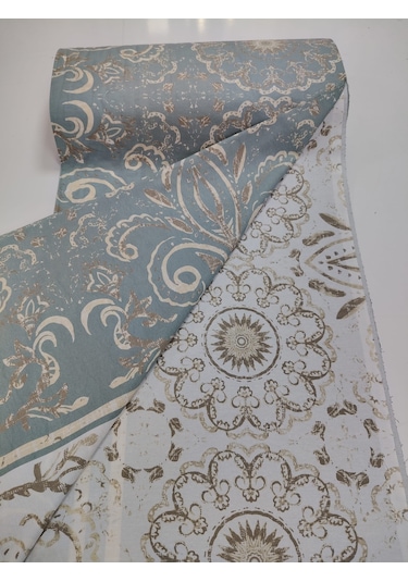 Ranforce Metrelik, Nevresimlik Kumaş - 100x240 Yeşil Osmanlı