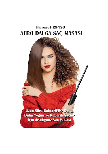 Hairens Hrs-130 Afro Dalga Kıvırcık Saç Maşası
