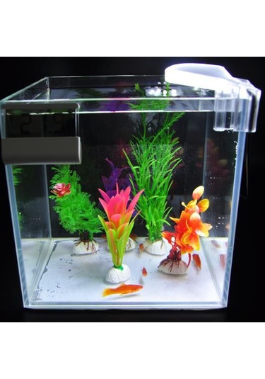 Vkemall Akvaryum Led Işık 12 Adet 5730 Led Işık Demeti夹式 Tasarım 5w 220v Su Canlıları Görünürlüğünü Artırır