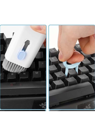 7'si 1 Arada Klavye Temizlik Seti - Bilgisayar, Telefon, Airpods