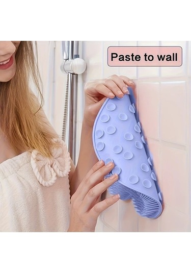 Trendooze Mor Duvar Tipi Silikon Ayak Masaj Pedi Ev Rv Başlıklı Kaymaz Ergonomik Gaojunshop01