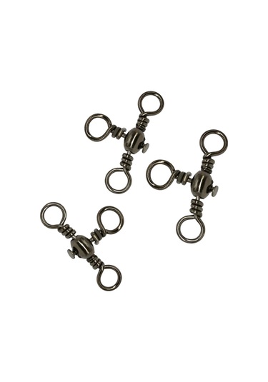 115 Pc / Box Şişe Şişesi Üç Çapalı Döner Paslanmaz Çelik Balıkçılık Karakter Yüzüğü, Boyut:115 Adet / Kutu