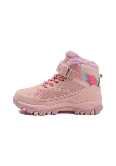 Ayakmod Pembe Kürklü Kaymaz Cırtlı Kız Çocuk Bot 2082 P Pembe