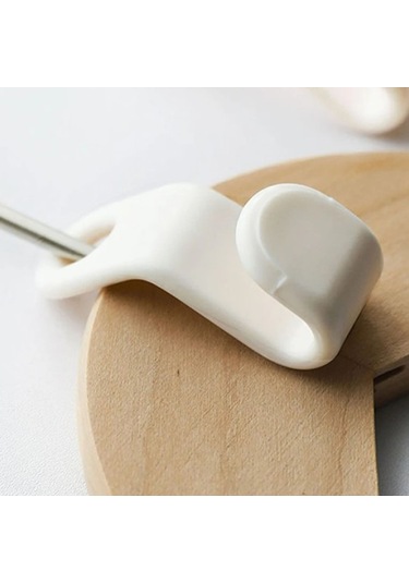 Askı Çoklayıcı Kanca 10 Adet Askı Çoğaltma Aparatı - Al4683 Beyaz