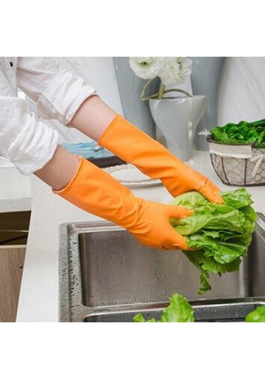 Wrxmıjnhgsa İndirimi, Eldivenler Eldivenler El Yıkama Kauçuk Uzun Temizlik Sıcak Eldivenler Mutfak Lateks Bulaşık Yıkama Aletleri Bulaşık Eldivenleri Mutfak Yemek Bar Diğer