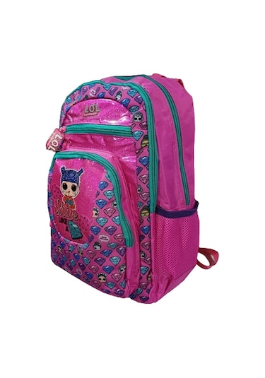 Lol Lisanslı Kaliteli Sırt Çantası İlkokul Pembe -1