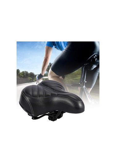 Symbee Yumuşak Silikon Bisiklet/motosiklet Oturacağı: Şok Emici, Dayanıklı Ve Kolay Kurulumlu Spor Döşeme Siyah