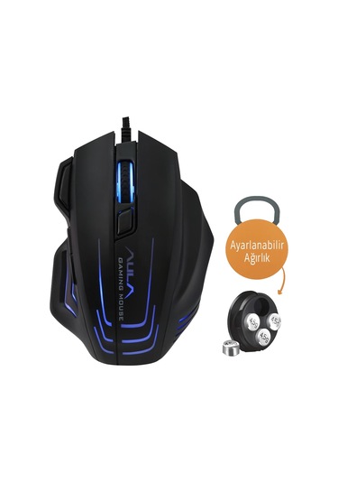 Aula S18 6400 Dpı 1000hz Siyah Kablolu Gaming Mouse Diğer