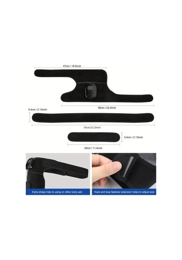 Fochsia Siyah Usb Şarjlı Isıtmalı Diz Masaj Aleti Omuz Dirsek Isıtıcılı Ayarlanabilir Titreşimli Bacak Masajı Altın