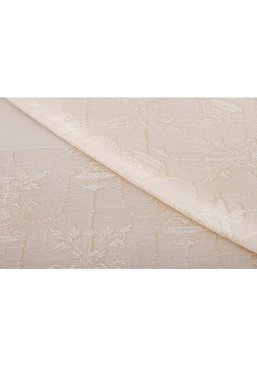 Finezza Ayda Jakar Polyester Kumaş Bej Runner 45x150 cm - 1416