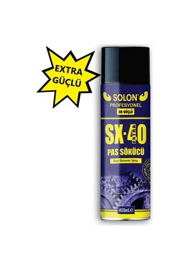 Solon SX-40 Extra Güçlü Profesyonel Pas Sökücü Sprey 400 ML
