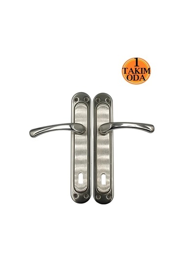 Eriş Erıs Kumru Nikel Saten Oda Kapı Kolu Takım 2 Adet