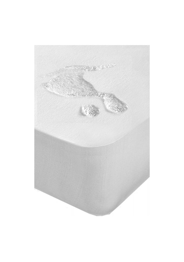 Divanev Bebe Pamuk Fitted Sıvı Geçirmez Alez 70x110+20 Cm Ve Diğer Ebatlar Beyaz