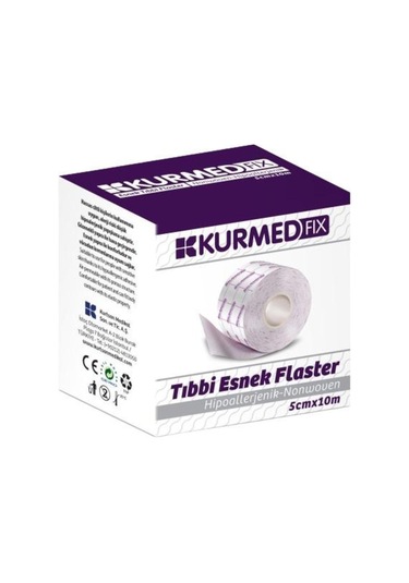 Kurmed Fix Tıbbi Esnek Flaster 5 CM x 10 M