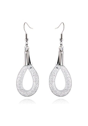 Tkpe00896 Zirkon Taşlı Avize Yay Küpe K2 Diğer