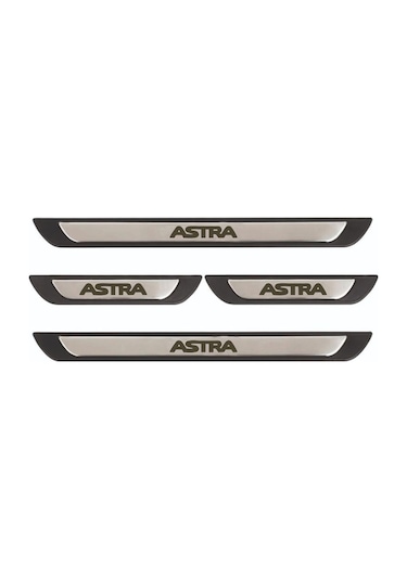 Opel Astra J Kasa 2010-2015 Modeller Old Krom Kapı Eşiği 4 Parça Paslanmaz Çelik