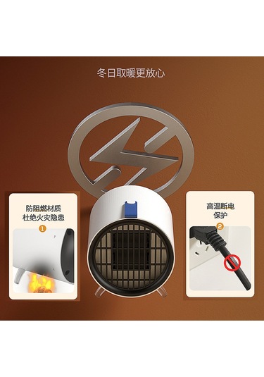 Moveevo Ev Ofis Masaüstü Isıtıcı 110v Mini El Taşınabilir Beyaz Amerikan/tayvan Standartı Sıcaklık Sağlayıcı